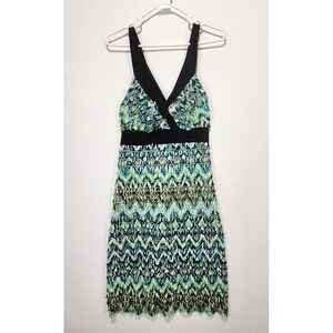Cocomo Women's Y2K Tiered Multicolor Stretchy Dress Size S